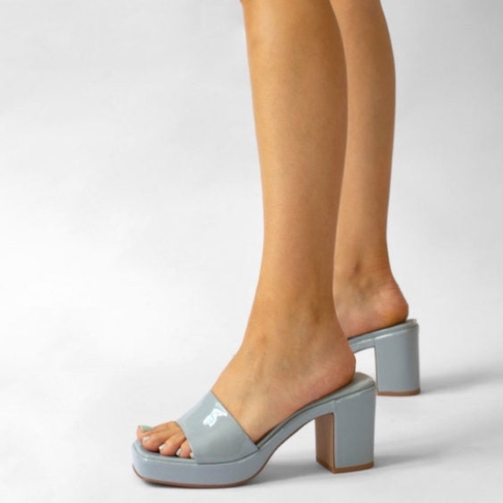 Sensor Stevie Pattent Mules - Patent Leather Size 8